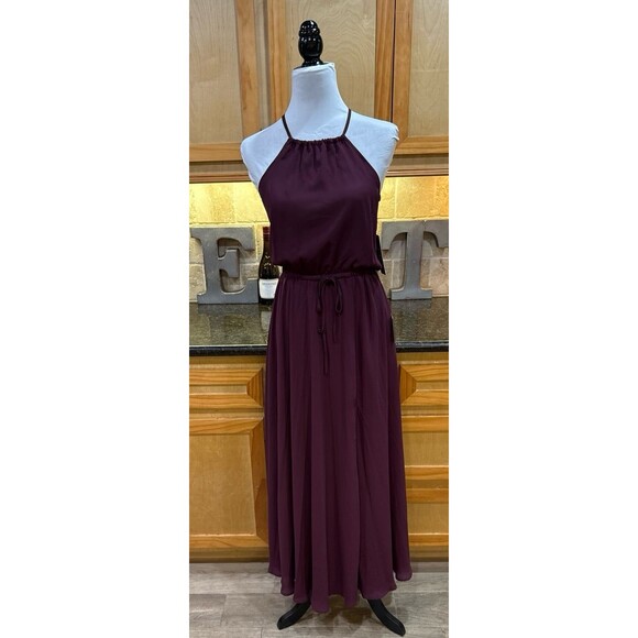 Lulus Essence of Style Plum Purple Maxi Dress XS NWT - Picture 4 of 10